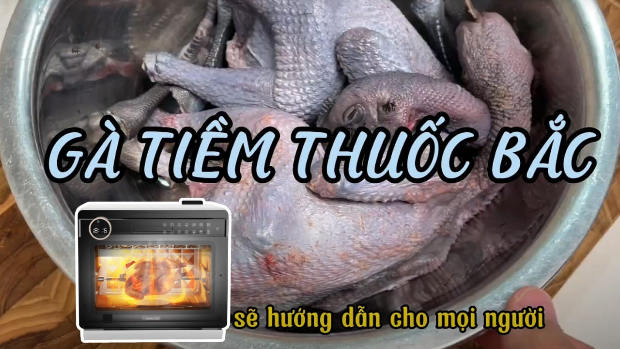 Hầm Chuyên Sâu Gà Tiềm Thuốc Bắc Nồi Chiên S100